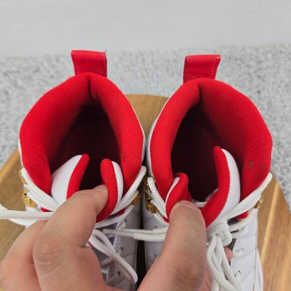 Jordan 12 Retro FIBA 2019 White Athletic Casual Daily Sneaker Mens 9 130690-107 - Picture 12 of 13